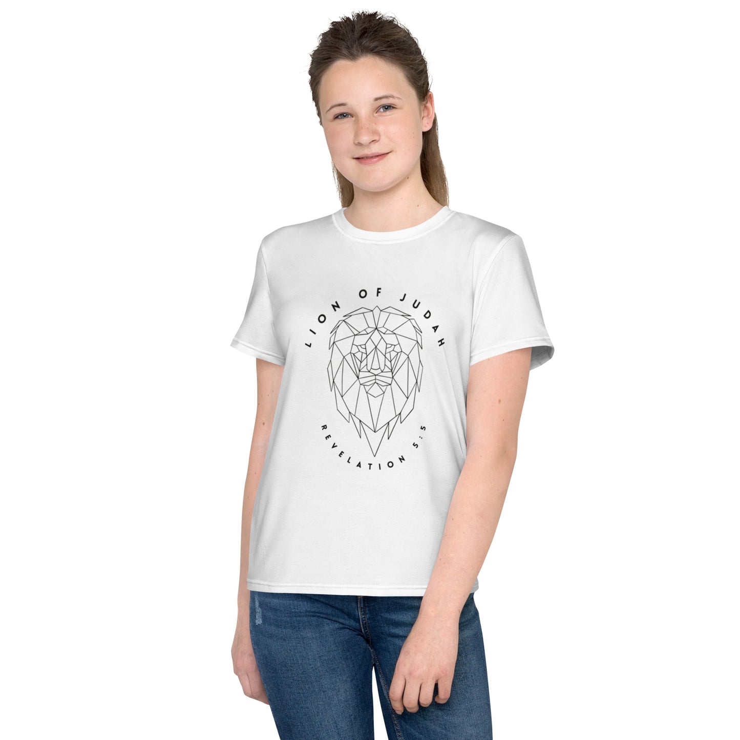 Meisjes Jeugd t-shirt Leeuw van Juda