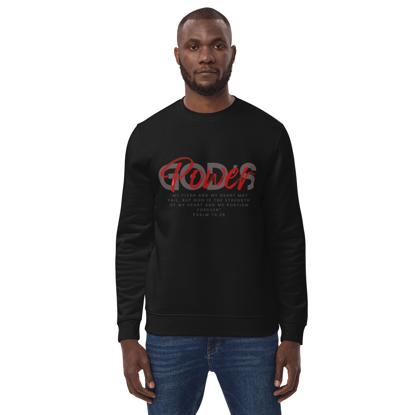 Men Gods Power eco sweatshirt