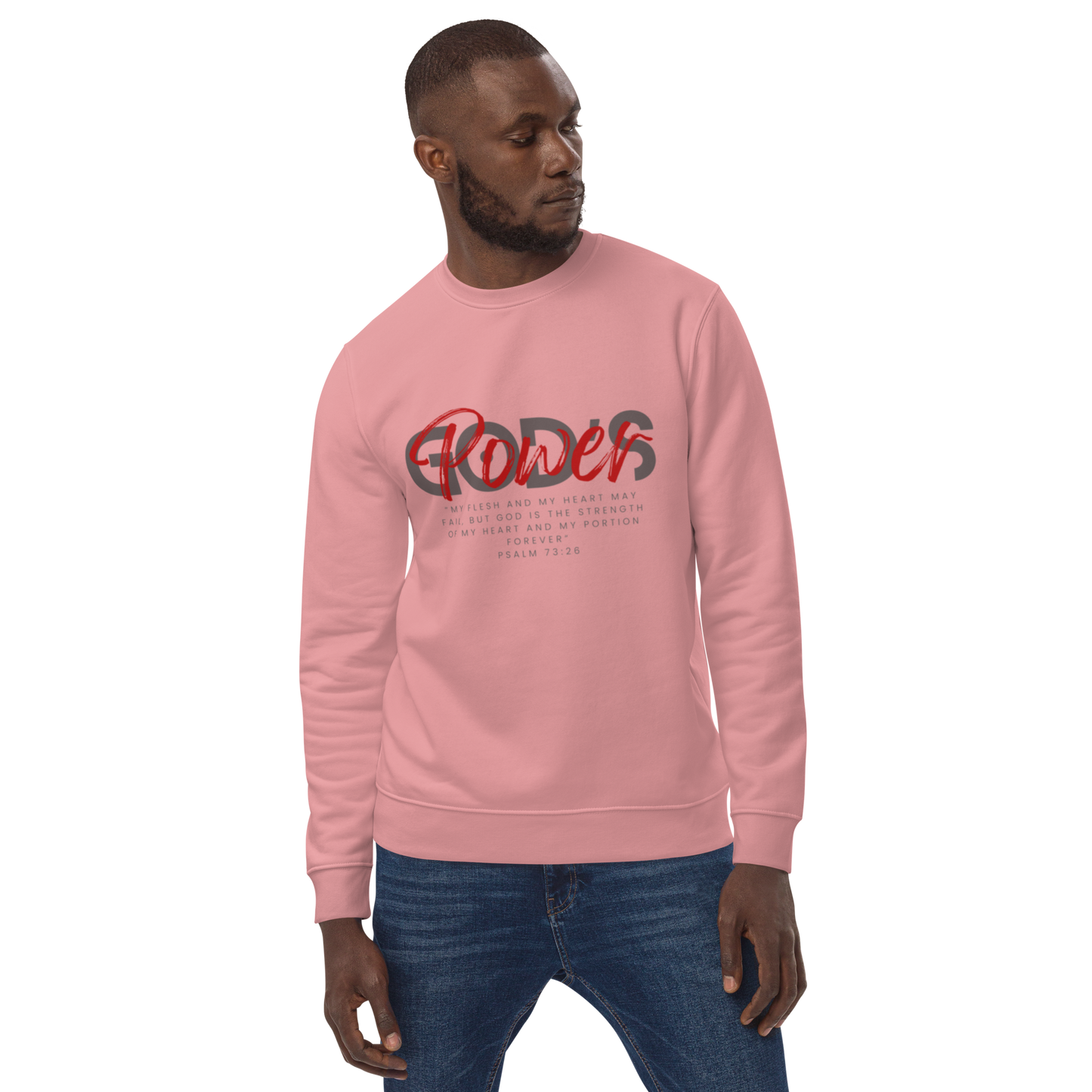 Men Gods Power eco sweatshirt