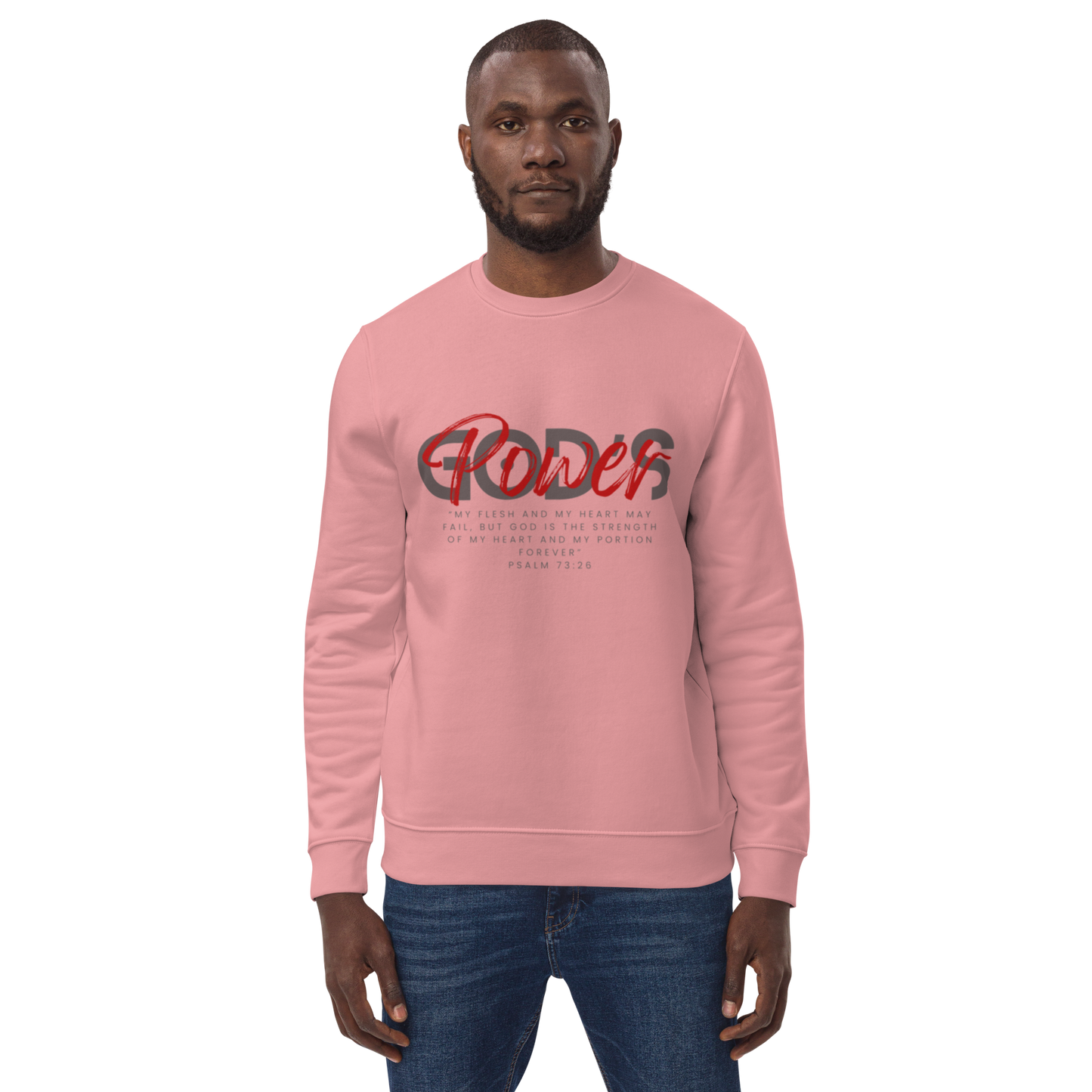 Men Gods Power eco sweatshirt