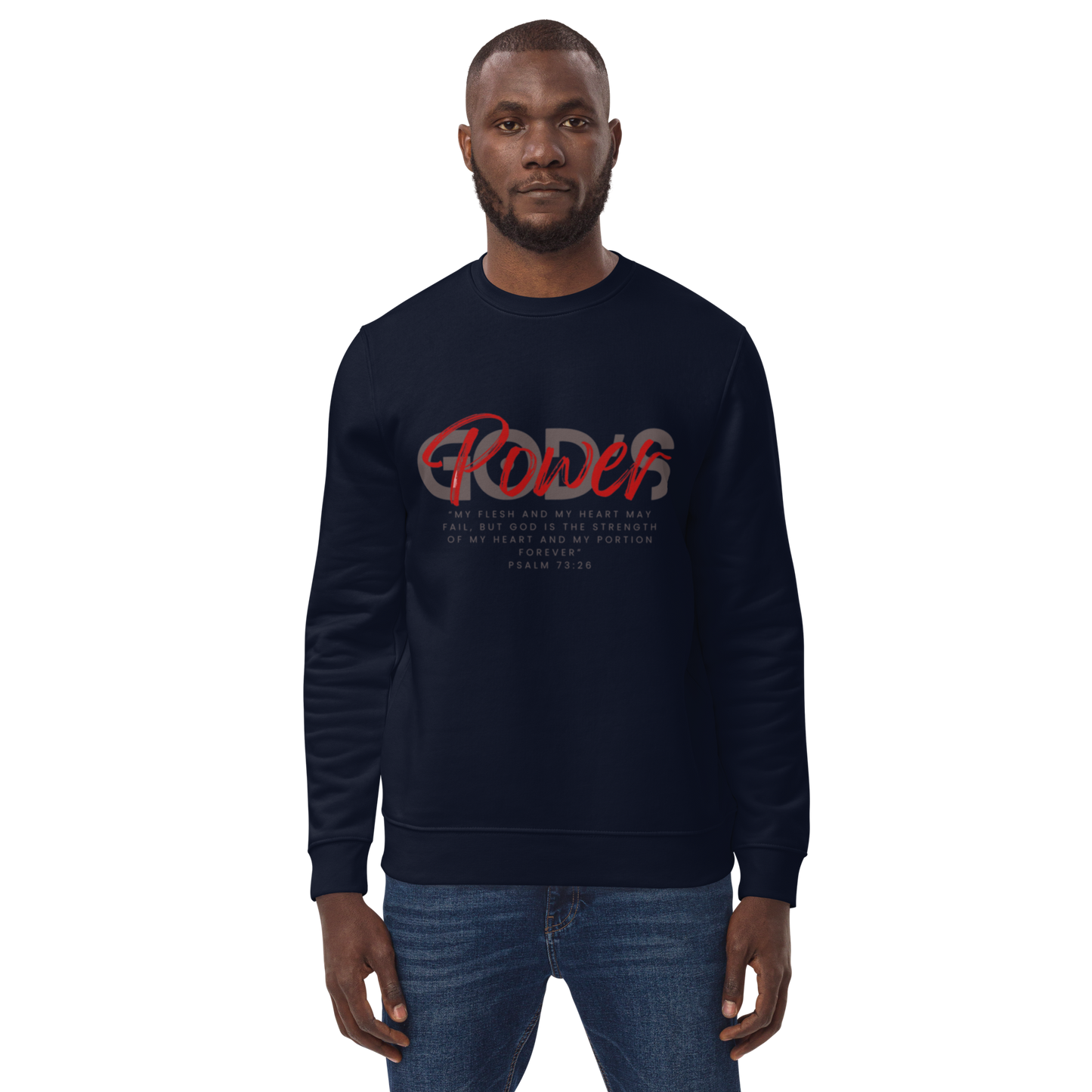 Men Gods Power eco sweatshirt