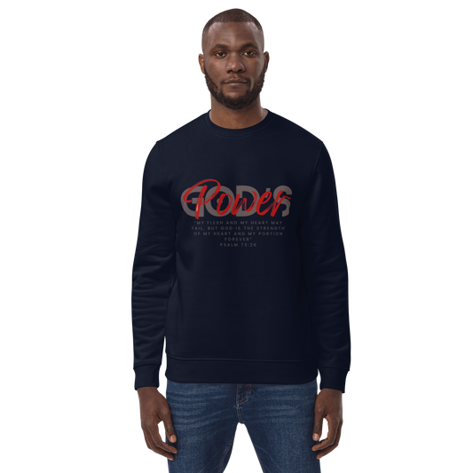 Men Gods Power eco sweatshirt