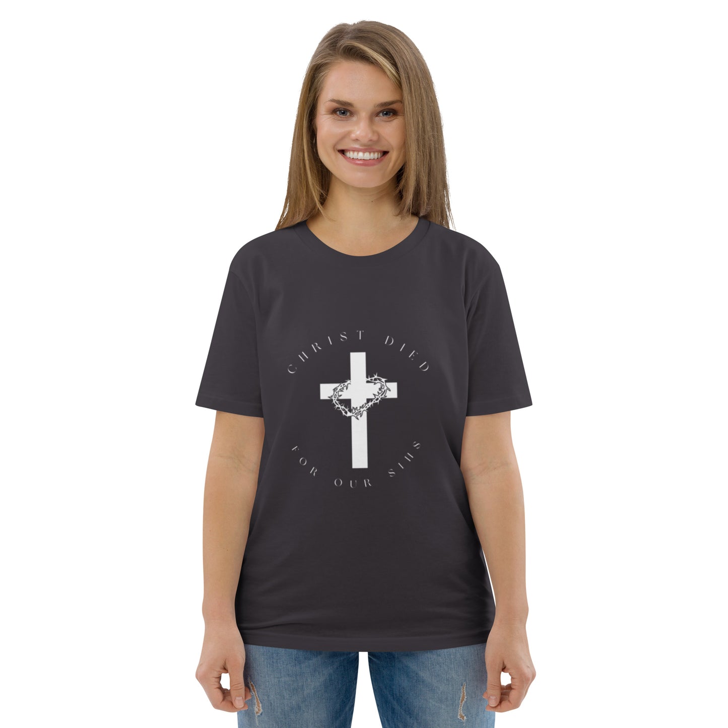 Woman t-shirt Christ Died for our Sins