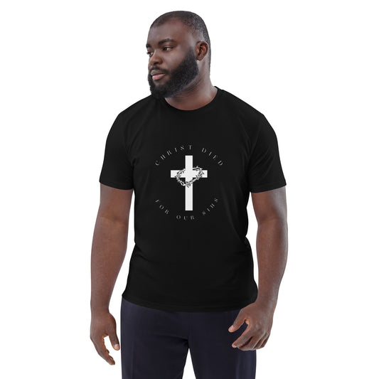 Mannen t-shirt Christus stierf voor onze zonden