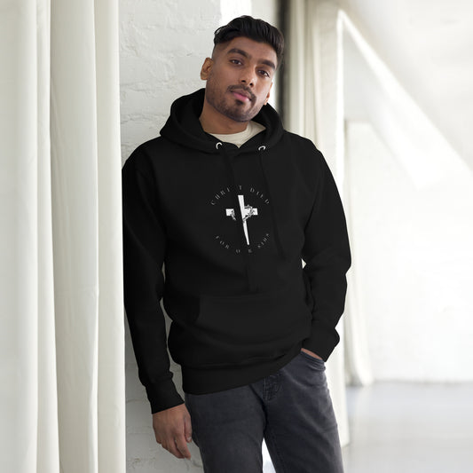 Heren Hoodie Christus stierf voor onze zonden