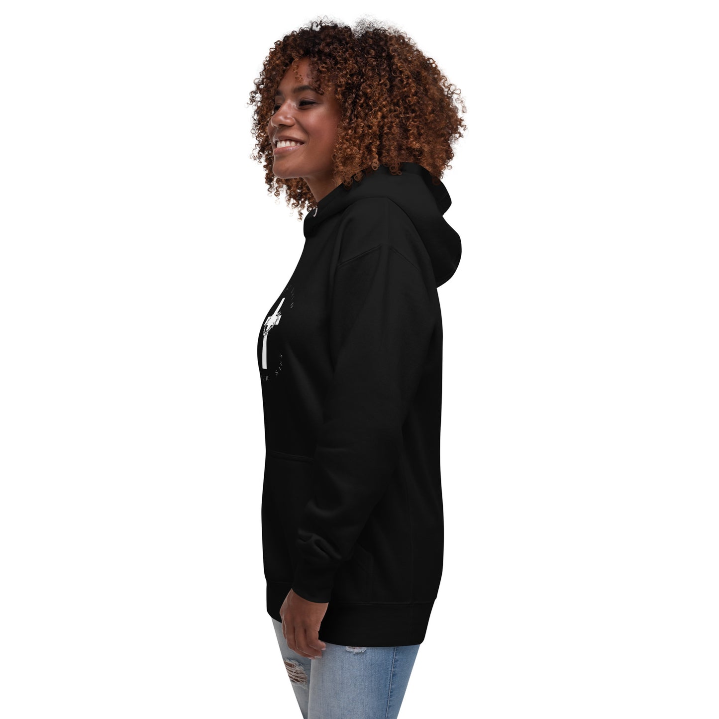 Vrouw Hoodie Christus stierf voor onze zonden