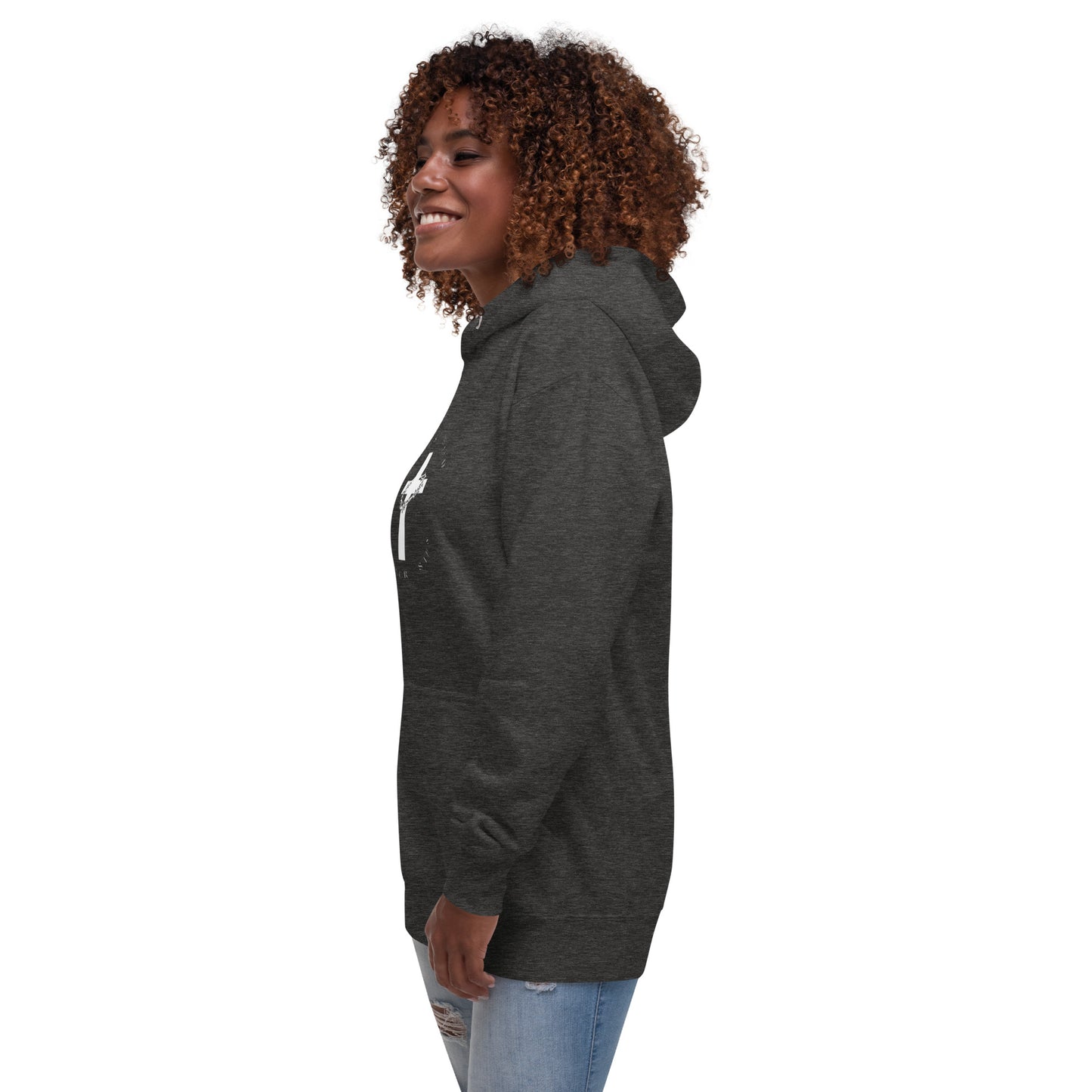 Vrouw Hoodie Christus stierf voor onze zonden