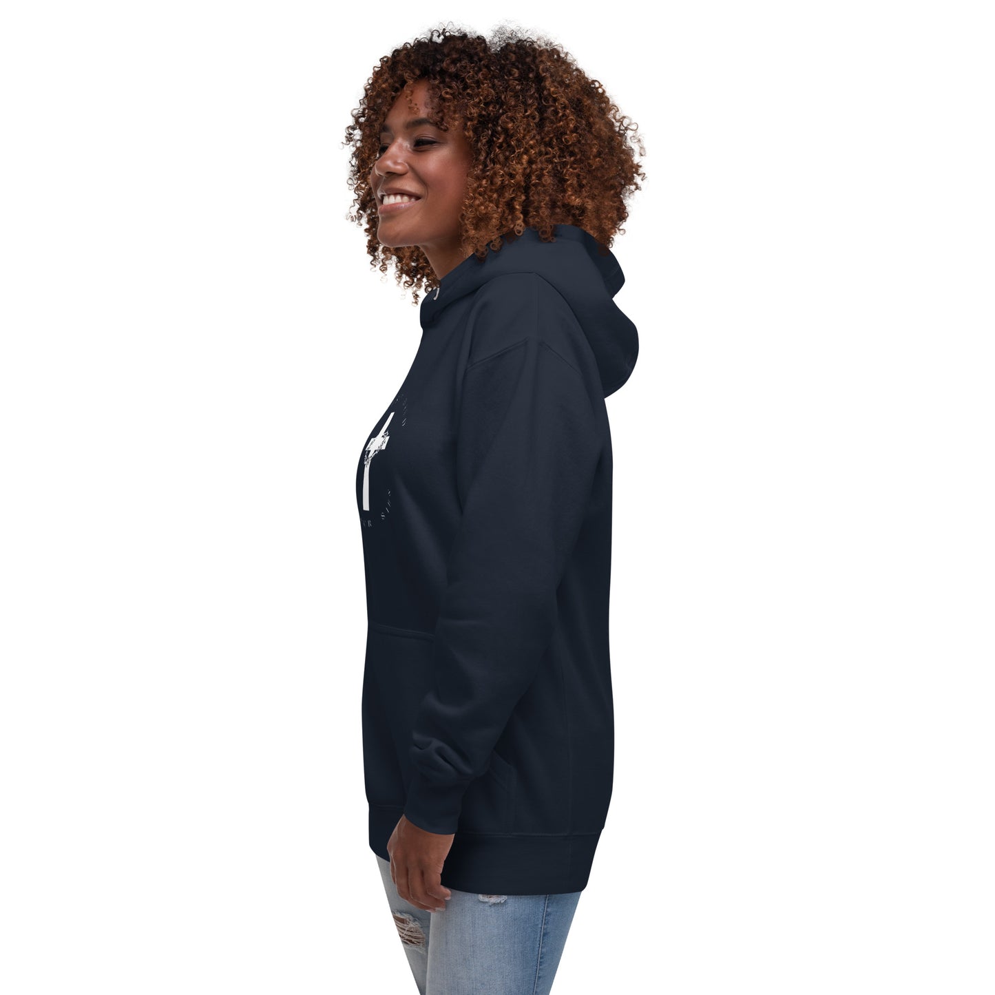 Vrouw Hoodie Christus stierf voor onze zonden