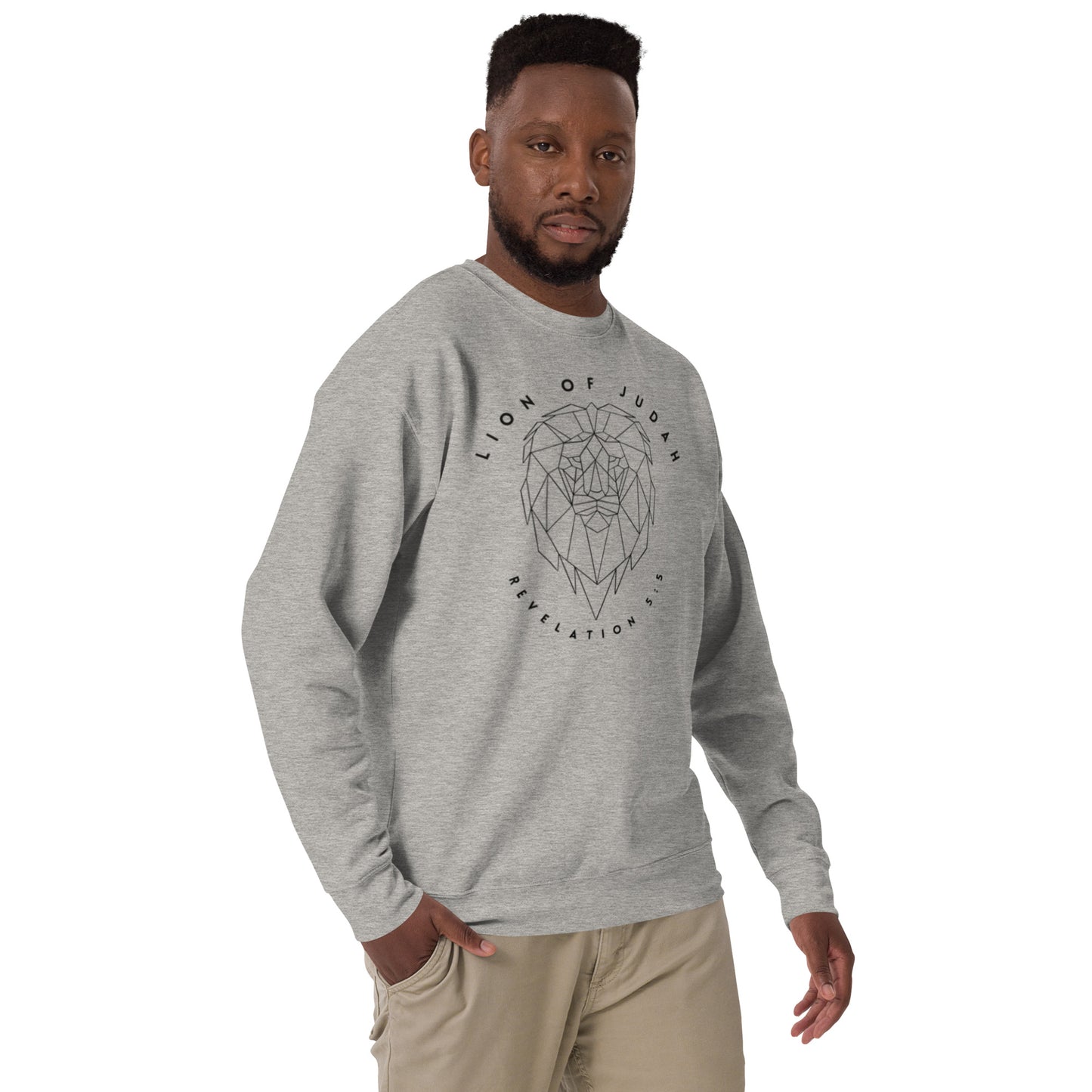 Men Sweatshirt Lion of Judah