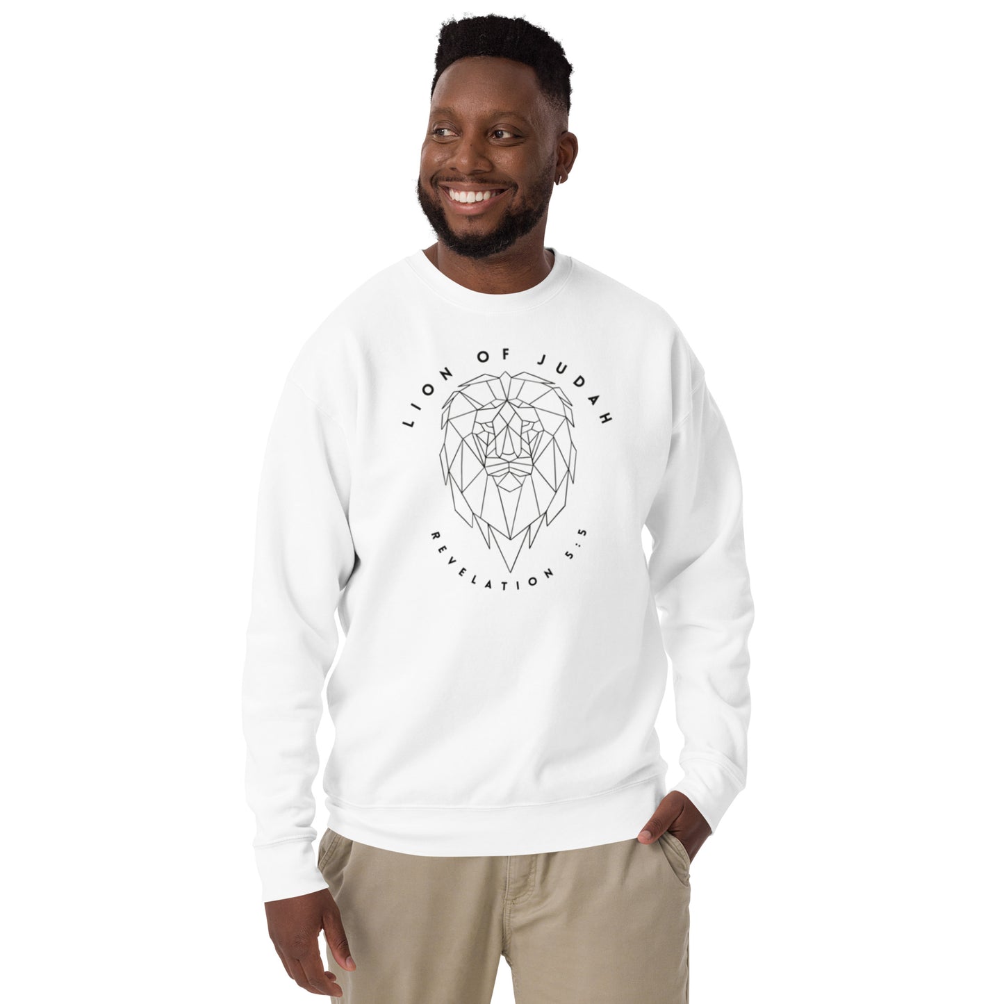 Men Sweatshirt Lion of Judah