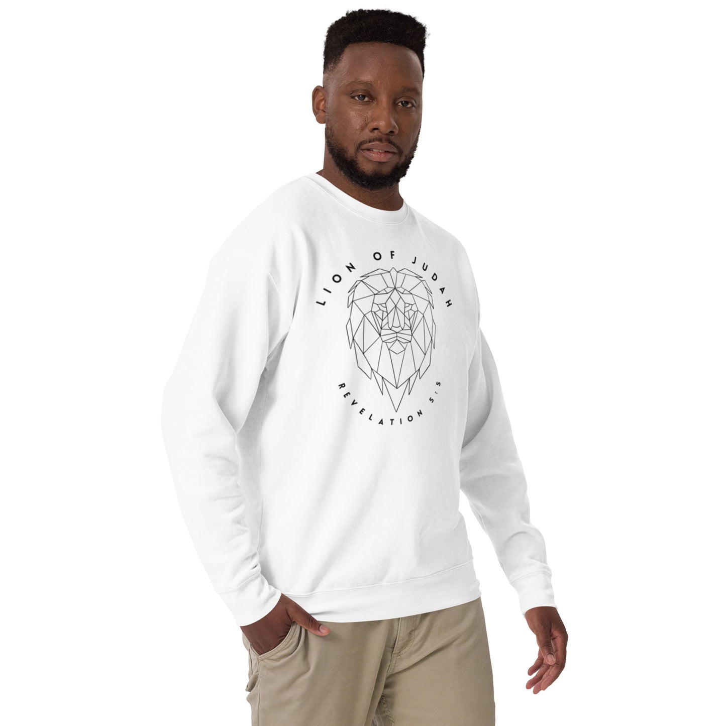 Men Sweatshirt Lion of Judah